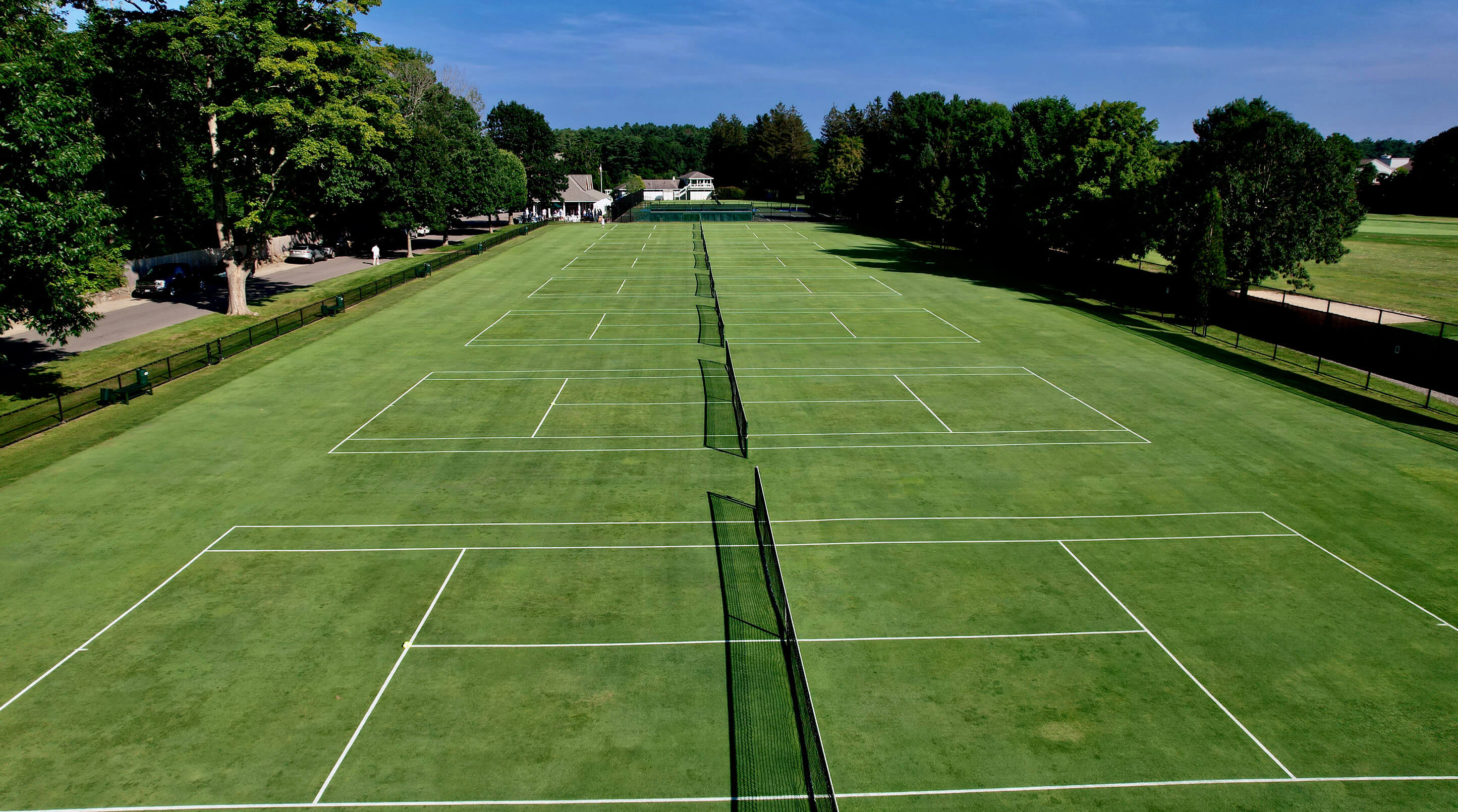 tennis courts