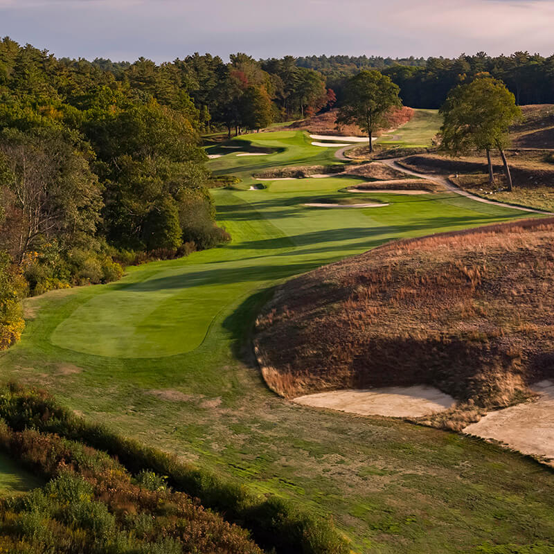 club exterior and golf course